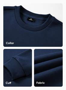 Vente directe d'usine hommes nouveau Style pull décontracté sweats à capuche automne hiver chaud tricoté vêtements d'extérieur solide - Product Image 3