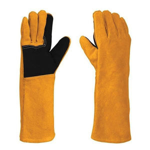 Welding <b>Gloves</b> Heat Resistance Custom Non-stiff Safety <b>Gloves</b> <b>Waterproof</b> Anti-Slip Durable Tig Mig Welding <b>Work</b> <b>Gloves</b> Cow - Product Image 1