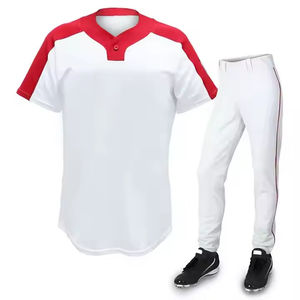 Maillot de baseball respirant de haute qualité pour hommes logo personnalisé OEM vêtements de sport imprimés sublimés uniformes style d'ensemble - Product Image 2