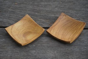 Assiette à dîner classique en bois et plateau en bambou de haute vente pour servir des repas à la maison ou en plein air en Inde - Product Image 5