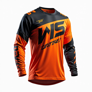 Obtenga Camisetas de Motocross Personalizadas, Tejido Transpirable, Ajuste Duradero, Diseñadas para la Comodidad del Piloto Profesional, Carreras de Autos de Motocross - Product Image 6