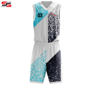 Uniformes de basket-ball de conception attrayante les plus vendus de couleur différente disponibles dans la conception de logo personnalisée - Product Image 4