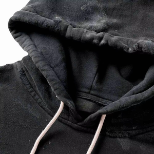 Sudadera con Capucha de Forro Polar para Hombre, Diseño Desgastado con Lavado Ácido, Transpirable, Cómoda, Bordada, Lisa, Teñida, OEM, Gran Oferta - Product Image 5