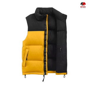Gilet matelassé décontracté Ryan Pro Gear, gilet matelassé ajusté, gilet matelassé zippé, gilet pour temps froid, gilet matelassé entièrement zippé - Product Image 4