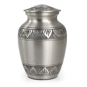 Urna de Metal Sólido para Cremación, Estilo Art Deco, Personalizada, de Latón, Recuerdo para Adultos, Urna Decorativa de Latón para Cenizas - Product Image 1