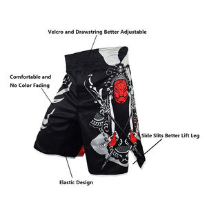 Pantalones cortos de boxeo profesionales para hombre al mejor precio al por mayor ropa deportiva MMA de alta calidad para adultos nuevo estilo con servicio OEM - Product Image 4