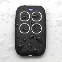 Clé de porte de garage 433MHZ Télécommande en double face à face quatre en un pour tous les codes fixes et roulants