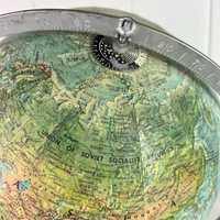 Globe du monde rotatif au look vintage Support en métal de qualité supérieure Globe du monde décoratif directement de la fabrication indienne au prix le plus bas