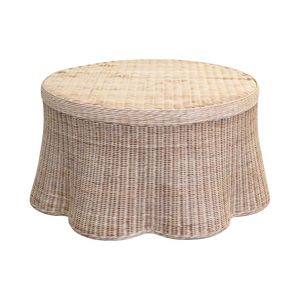 Mesa nórdica de ratán decorativa demandada Caliente con base, mesa de ratán antideslizante móvil respetuosa con el medio ambiente, ligera en peso - Product Image 3