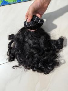 Extensions de cheveux Remy vierges indiennes personnalisées de qualité supérieure Double trame I-Tip Hair All Light Wave Loose Body Fumi Wave - Product Image 2