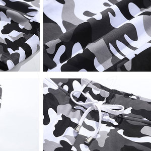 Pantalones cortos deportivos de verano OEM High Street para hombre Método de tejido no tejido personalizado liso informal superventas - Product Image 6