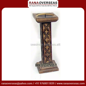 Venta al por mayor nuevo diseño de buen aspecto soporte de vela de madera para la decoración del hogar disponible al precio más bajo - Product Image 5