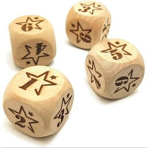 Dados de Madera Hechos a Mano de Primera Calidad, Diseño Moderno y Duradero para Campañas de Juegos de Rol, Añaden Autenticidad y Placer Táctil a la Experiencia de Juego - Product Image 1