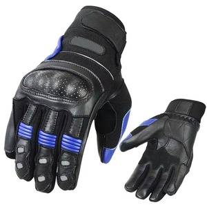 Gants de motocross en cuir élégants, respirants, imperméables, antidérapants, couleurs et logos personnalisés, utilisation en course, sport, extérieur, haute qualité - Product Image 4
