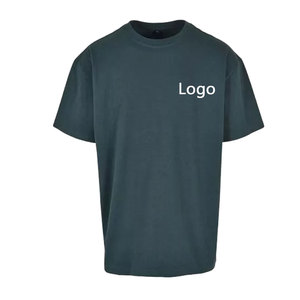 T-shirts oversize respirants pour hommes, coton en stock, manches courtes amples, confortables, tendance mode, vêtements décontractés - Product Image 1