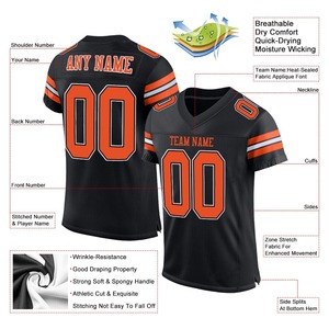 Durable Custom Sublimated Football Uniform Team Jersey Heavy Duty Breathable <b>Mesh</b> <b>Pants</b> Blank Practice Apparel Wear Equipment - Product Image 2