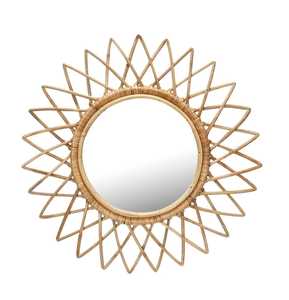 Marco de Espejo de Resina Artesanal de Metal con Acabado Dorado Antiguo Moderno, Decoración Única para el Hogar, Escultura Art Deco para Colgar en la Pared - Product Image 3