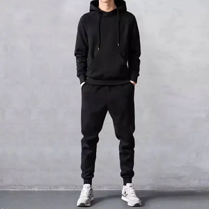 OEM Pull unisexe uni de couleur unie French Terry Hoodie double couche à séchage rapide pour hommes pour l'hiver - Product Image 4