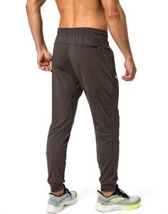 Pantalon de survêtement droit en toile léger et décontracté pour hommes Impression de logo personnalisé de haute qualité Respirant Respectueux de l'environnement - Product Image 3