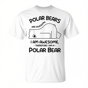 Camiseta I Am A Polar Bear para amantes de los osos polares - Product Image 2