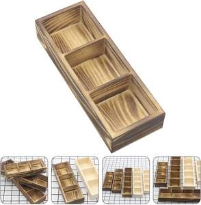 2 Pcs <b>Small</b> <b>Wooden</b> Tea Bag <b>Box</b> Food Storage Organizers for Beverage Supplies Sugar Sweeteners - Product Image 6