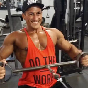 Vente en gros de débardeur vierge de haute qualité pour hommes T-shirt sans manches délavé à l'acide Débardeur de sport pour hommes - Product Image 2