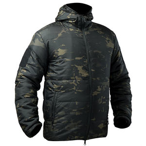 Vestes de chasse d'hiver en gros, coupe-vent, softshell, ripstop, respirantes, en coton, capuche personnalisée, isolées, imperméables - Product Image 5