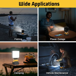 48 Wát 4800LM <span class=keywords><strong>LED</strong></span> làm việc ánh sáng tương thích với Dewalt 20V pin không dây làm việc ánh sáng 140 ° điều chỉnh góc lũ ánh sáng - Product Image 6