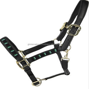 ลูกปัดสีดำบุประกายวิบวับตกแต่งหนังแท้ปกเสื้อหัวเชือกแขวนคอม้าฮาร์ดแวร์ทองเหลืองปรับขนาดได้ - Product Image 4