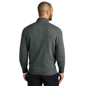 Suéter de Hombre con Cierre Completo, Corte Regular, Algodón Elástico Heather - Product Image 5