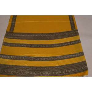 Tela de seda India vintage, Sari de viscosa floral de 5 yardas para acolchar, vestidos bohemios, costura, faldas, artesanías textiles - Product Image 2