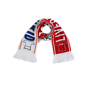 Latest Design 100% Acrylic Custom <b>Knitted</b> Fan <b>Scarf</b> High Quality Art Letters Jacquard Unisex Breathable Soft And Warm <b>Scarf</b> - Product Image 4