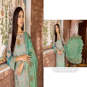 Charizma 2023 Trajes de marca suiza con gasa Suiza bordada Dupatta Long Indian Pakistani Salwar Sari Bodas al por mayor - Product Image 1