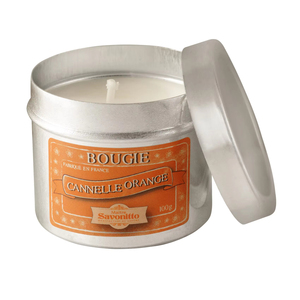 ของตกแต่งบ้านทำจากอบเชยฝรั่งเศสเทียนหอมสีส้ม100กรัมเทียนขี้ผึ้งถั่วเหลืองคุณภาพสูง - Product Image 1