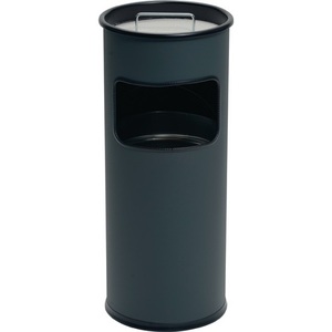 ที่เขี่ยบุหรี่เหล็กแผ่นสีแอนทราไซต์ ทนทาน ขนาด 260xH620 มม. - Product Image 1