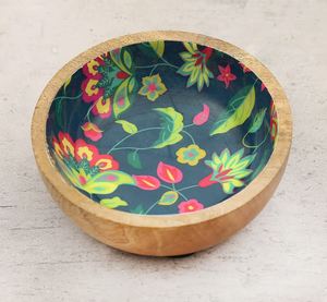 Accueil Artisanat Exportations Petit bol moderne en bois de manguier Meilleure vente Saladier de service fait à la main en Inde pour la maison Hôtel Noël 2025 - Product Image 2