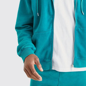 Nuevos chándales de moda con cremallera completa, conjunto de invierno estampado transpirable con logotipo personalizable - Product Image 6