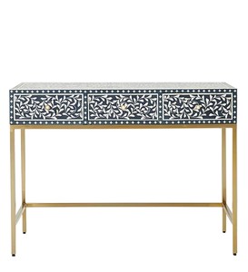 โต๊ะกาแฟโบราณรูปทรงเรขาคณิตสำหรับตกแต่งบ้านเฟอร์นิเจอร์ทันสมัยฝังกระดูกโต๊ะกลางทำจากไม้ - Product Image 2