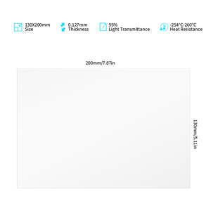 Accesorios para Impresora 3D Mars 4 DLP, 5 Piezas de Película PFA - Product Image 3