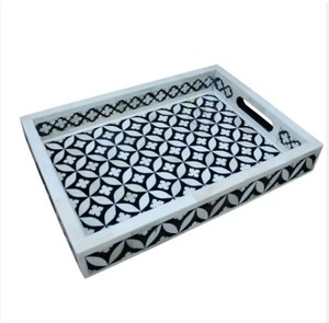 Bandeja Metálica Redondeada para Servir Comida con Asa, Suministro a Granel de Fábrica con Acabado Personalizado, Bandejas Metálicas para Hotel - Product Image 4