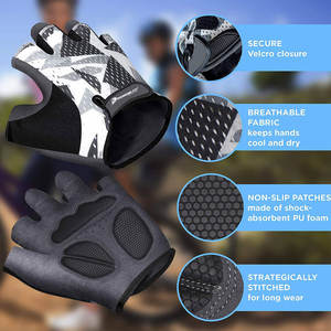Concevez votre propre logo Gants de cyclisme Meilleure qualité Prix raisonnable Vente en gros Gants de cyclisme sur mesure - Product Image 3