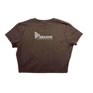 Top Corto Personalizado con Logotipo, Talla Grande, Unisex, con Tela de Algodón y Cuello Redondo, para Pedidos al por Mayor - Product Image 1