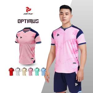 Hot Luxury Haute Qualité Lavé Personnaliser Logo Football Jersey Ensembles Unisexe Football Porter 100% Polyester Diverses Couleurs OEM Adulte - Product Image 2
