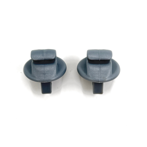 Clip de pare-soleil gris 4 pièces pour Renault 19 Clio I Megane I Kangoo 7702255080 - Product Image 1
