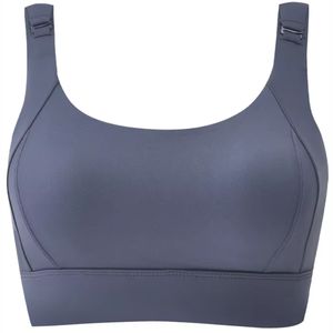 เสื้อชั้นในกีฬาคุณภาพสูงสำหรับผู้หญิงไซส์ใหญ่ แบบ U-Neck  ผ้ายืด/ไนลอน  รองรับทรงได้ดี สายปรับได้ ติดตะขอหลัง เหมาะสำหรับออกกำลังกาย โยคะ และกิจกรรมกลางแจ้ง - Product Image 5