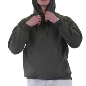 Sweats à capuche en coton éponge unisexes de haute qualité avec poches latérales Logo personnalisé décontracté et grand poids Vente en gros Fabriqué en Turquie - Product Image 1
