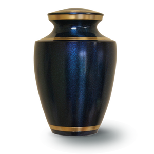 Urna de cremación de Metal de estilo americano hecha a mano Royal Brass Adult Burial Funeral Urn by ACW - Product Image 1