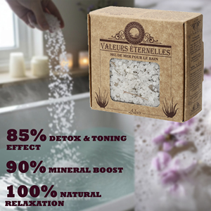 Sal de Baño de Aloe Vera de Marca Privada, Cristales de Sal Marina Natural, Sin Fragancia, Producto de Terapia Spa Rico en Minerales, OEM ODM Venta al por Mayor a Granel - Product Image 4