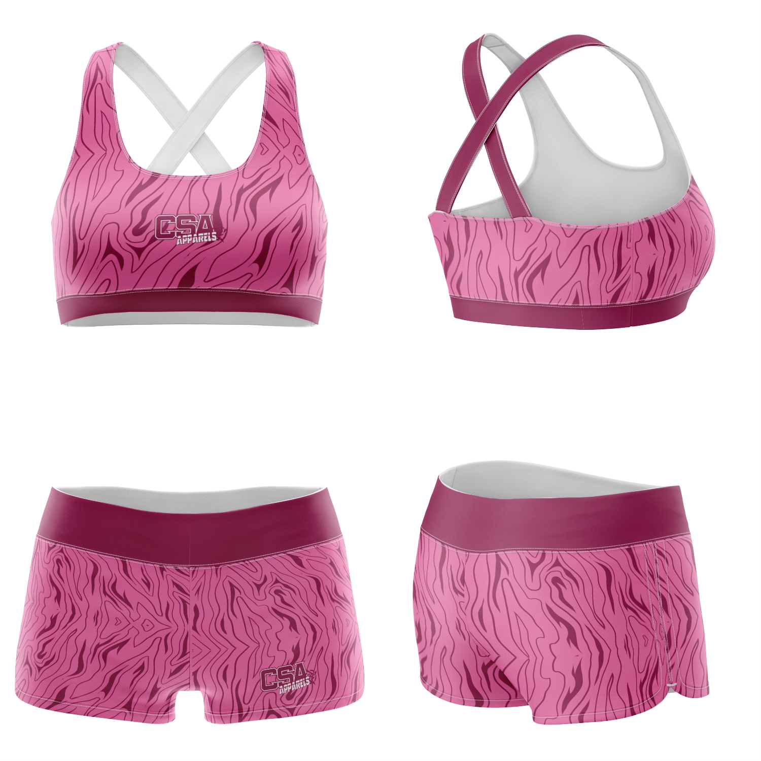 New Arrival Women Yoga Short & Sports Bra Top Trending Wholesale Girls Compression Wears Factory Direct Women's Gym Workout Set