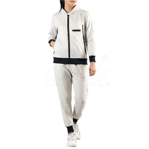 OEM Service Hot Sale <b>Women</b> Casual Tracksuit Eco-Friendly Breathable Winter 2-Piece Long Set Customized Logo OEM Custom Service - Product Image 1